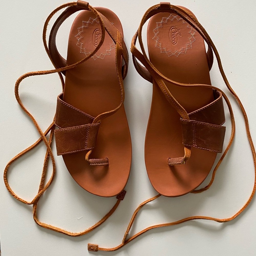 Chaco Sage Gladiator Sandal, Maple Size 7 US